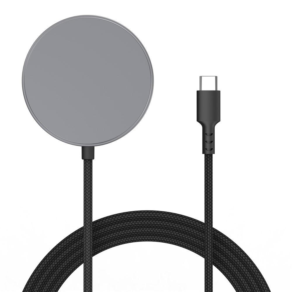 YF-M5C For iPhone 12-16 Series Qi2 Charging Pad Aluminum Alloy 15W Magnetic Wireless Charger
