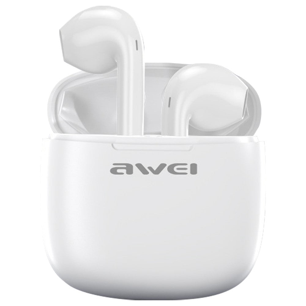 AWEI T26 Pro TWS Bluetooth-compatible Headset Wireless Semi-in-ear Headphone Noise Reduction Earphone