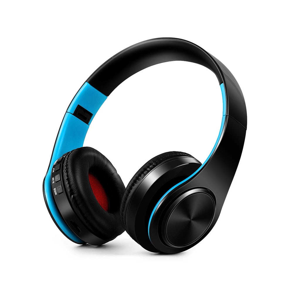 Foldable HIFI Stereo Portable Comfortable Bluetooth-compatible Wireless Stereo Earphone