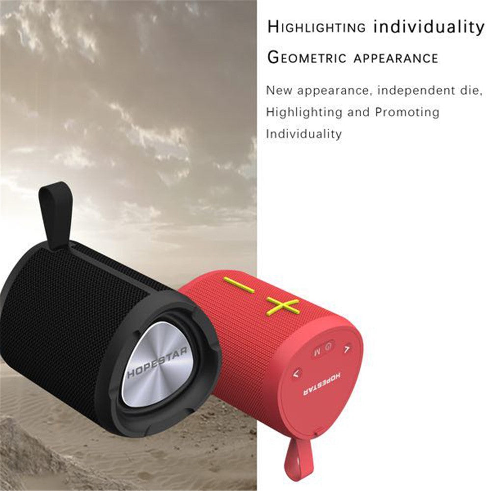 HOPESTAR P14 Outdoor Waterproof Bluetooth-compatible Speaker Portable Wireless Triangle Sound Bar Box Stereo Subwoofer