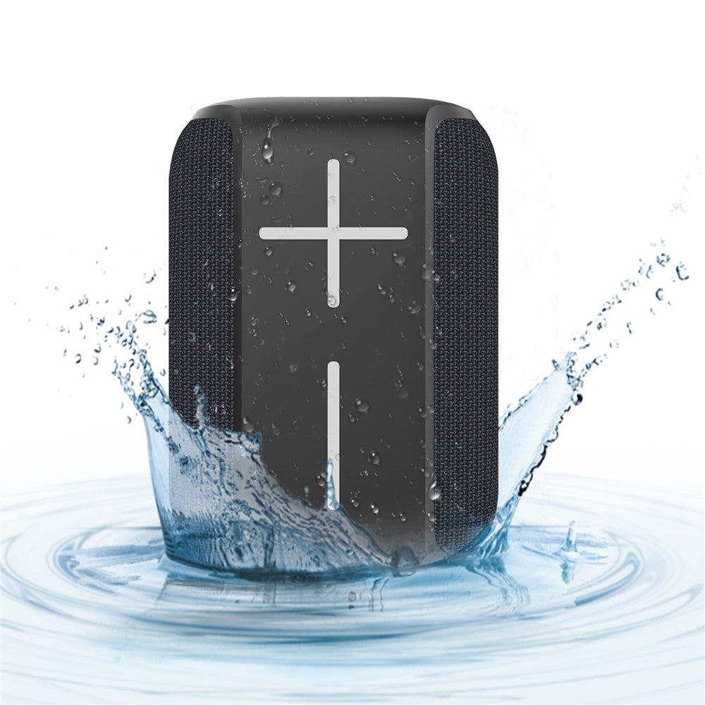 HOPESTAR P16 Portable Outdoor Rechargeable Waterproof Bluetooth-compatible Speaker FM Radio Wireless Music Subwoofer