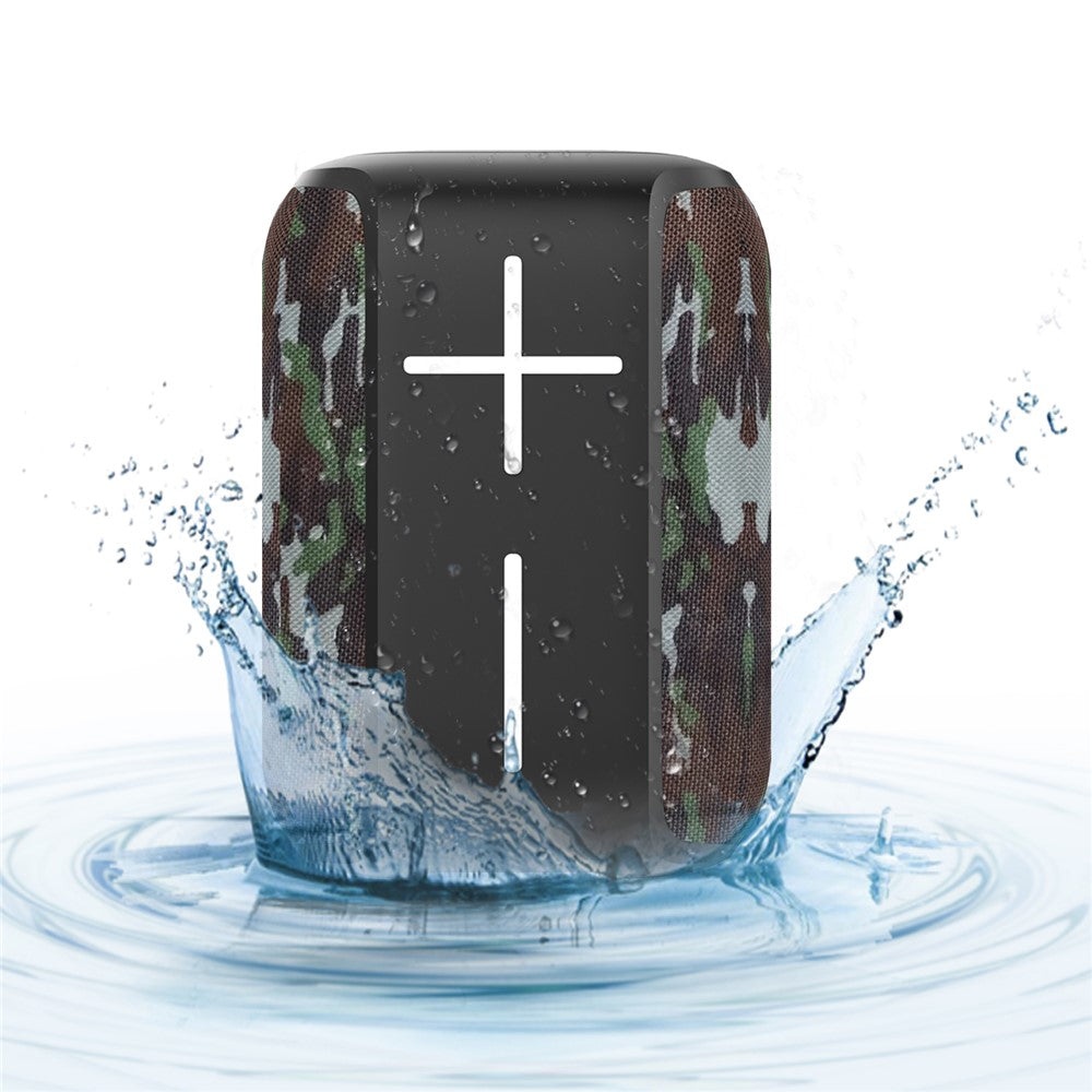 HOPESTAR P16 Portable Outdoor Rechargeable Waterproof Bluetooth-compatible Speaker FM Radio Wireless Music Subwoofer