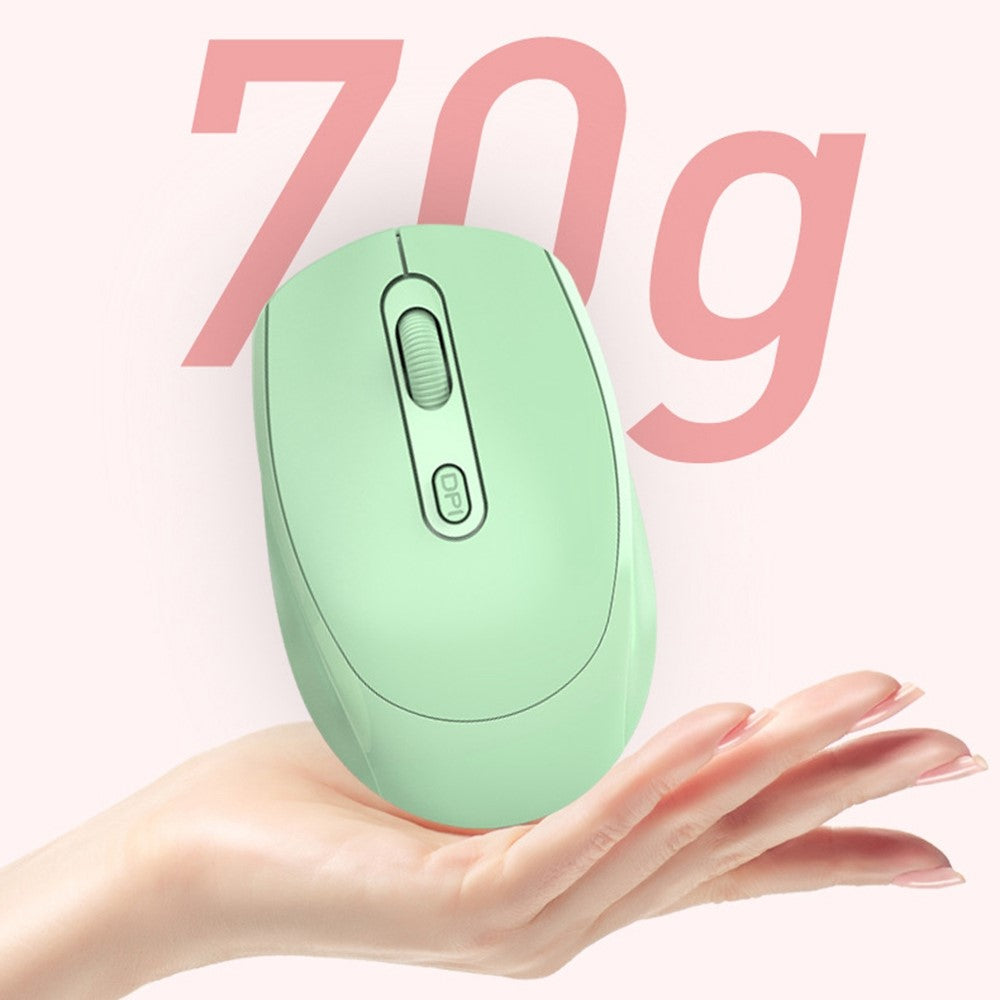 256 Bluetooth-compatible 2.4G USB Wireless Mouse Computer Laptop PC Rechargeable Home Game Ergonomic Noiseless Mouse