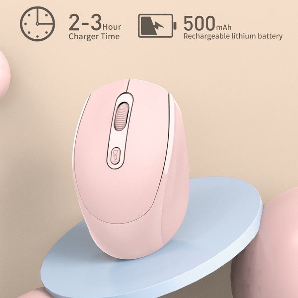 256 Bluetooth-compatible 2.4G USB Wireless Mouse Computer Laptop PC Rechargeable Home Game Ergonomic Noiseless Mouse