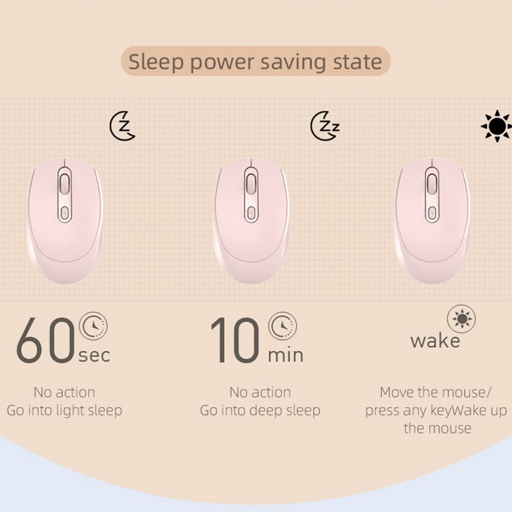 256 Bluetooth-compatible 2.4G USB Wireless Mouse Computer Laptop PC Rechargeable Home Game Ergonomic Noiseless Mouse