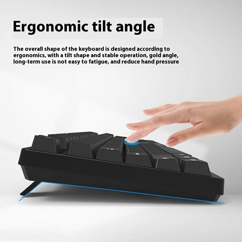 LENOVO LECOO KB101 USB Wired Keyboard Home Office 104-Key Computer Laptop Keyboard