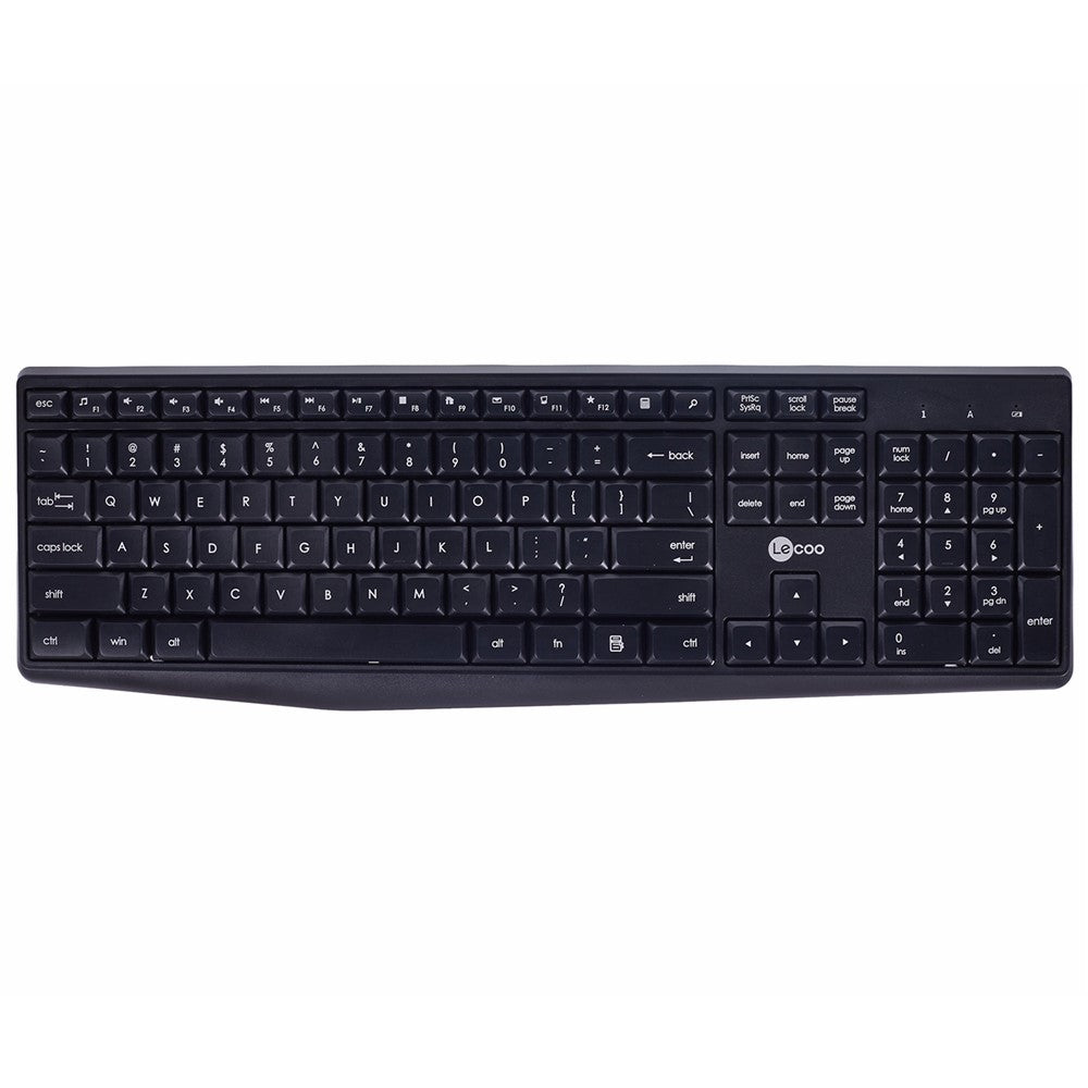 LENOVO LECOO KW211 Wireless Keyboard Mouse Combo 2.4G for Office 106 Keys 1200 DPI