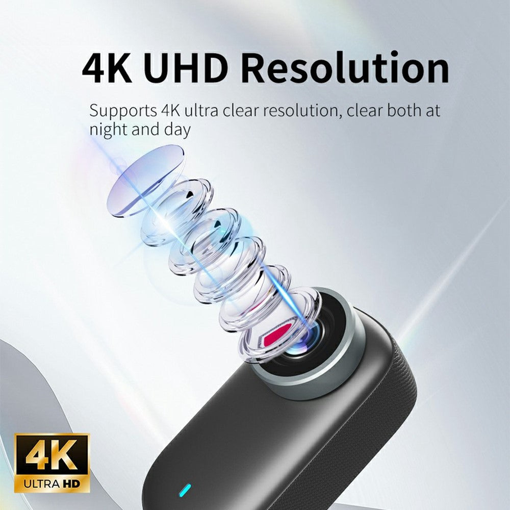 M11 Pets 4K HD Portable Action Camera 1.47 Inch Screen Magnetic Clip-On Thumb Cam Video Recorder with Full Set Accessory