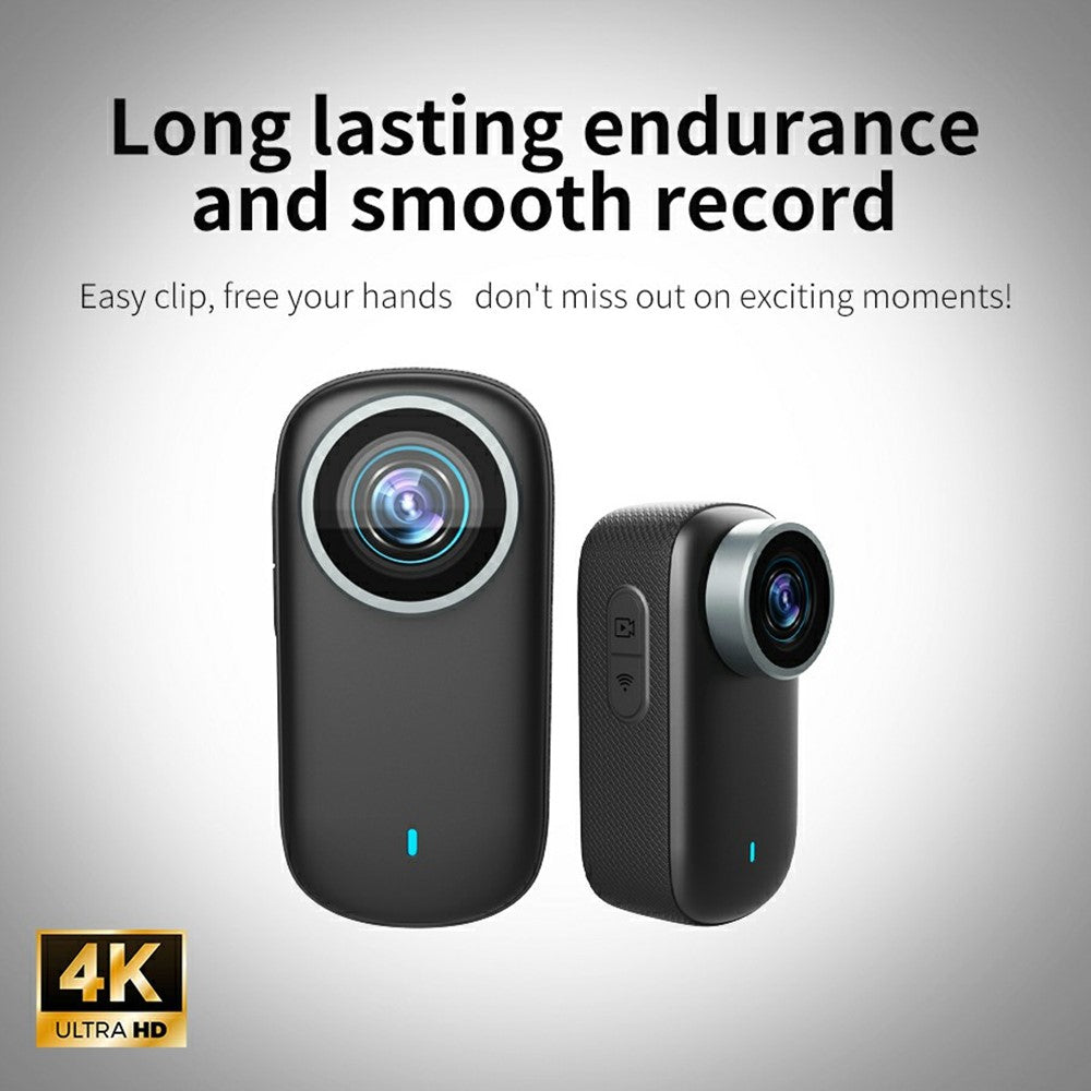 M11 Pets 4K HD Portable Action Camera 1.47 Inch Screen Magnetic Clip-On Thumb Cam Video Recorder with Full Set Accessory