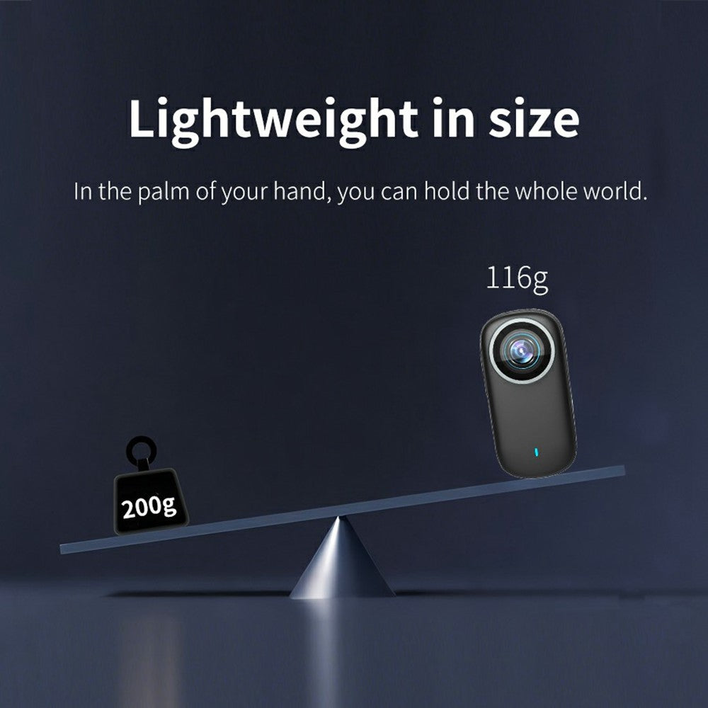 M11 Pets 4K HD Portable Action Camera 1.47 Inch Screen Magnetic Clip-On Thumb Cam Video Recorder with Full Set Accessory