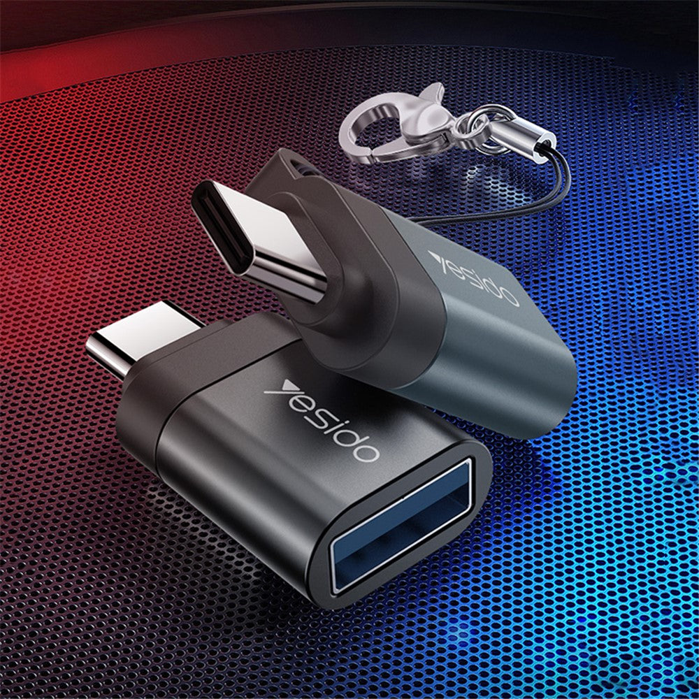 YESIDO USB-C to USB OTG Adapter with Keychain