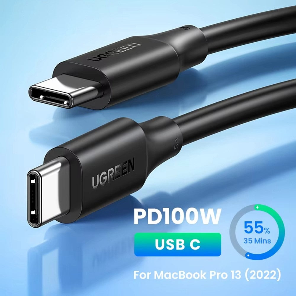 UGREEN 15468 3m PD 100W Fast Charging USB C to USB C Cable for iPhone  /  Macbook  /  iPad Data Wire