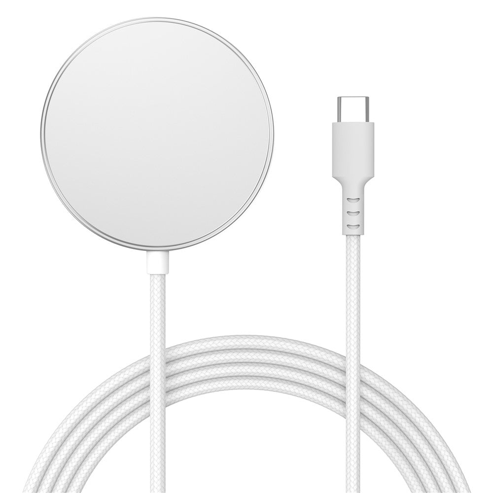 YF-M5C For iPhone 12-16 Series Qi2 Charging Pad Aluminum Alloy 15W Magnetic Wireless Charger