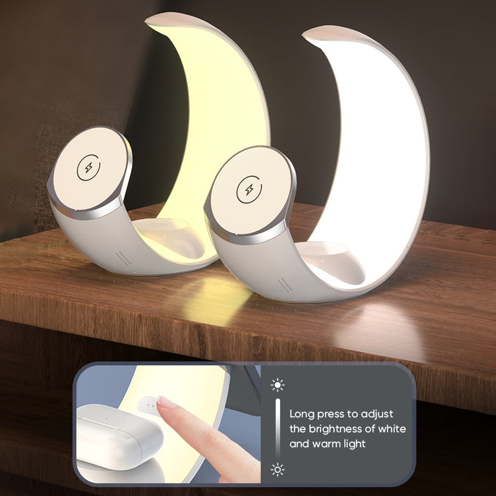 T9 For Samsung Watch / Airpods / Phone Magnetic Charging Stand 15W Wireless Charger Night Light