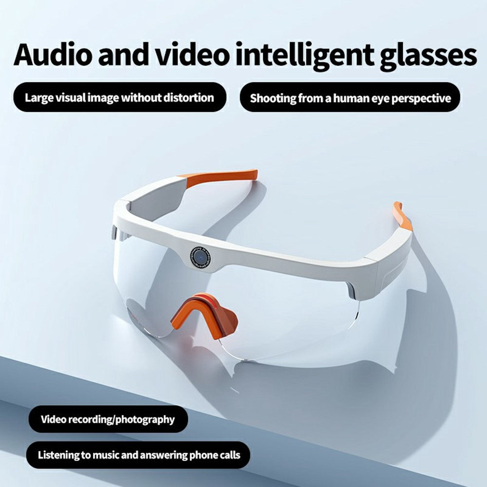 XV15 AI Translation Smart Glasses UV Protection Bluetooth-Compatible Glasses 4K HD Camera for Outdoor Cycling