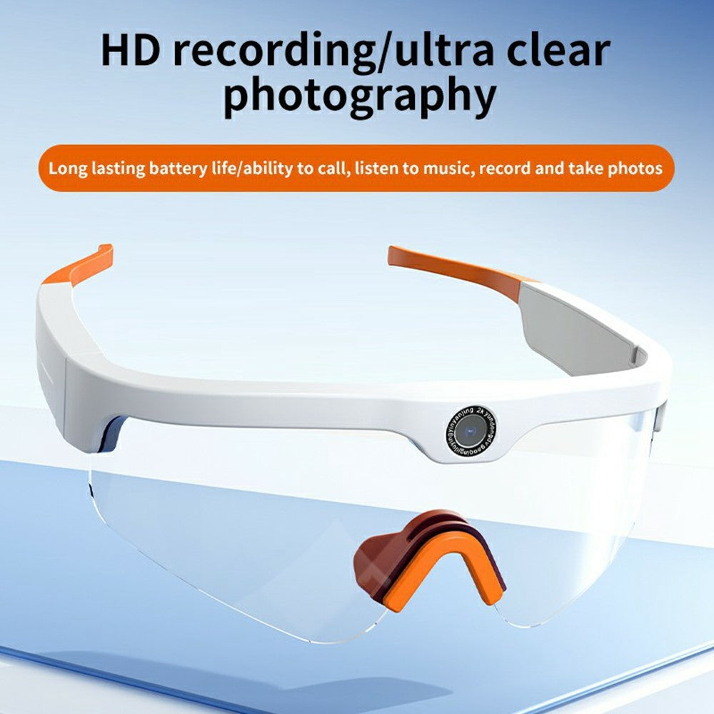 XV15 AI Translation Smart Glasses UV Protection Bluetooth-Compatible Glasses 4K HD Camera for Outdoor Cycling