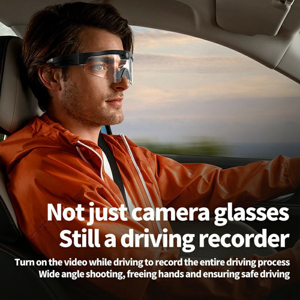 XV15 AI Translation Smart Glasses UV Protection Bluetooth-Compatible Glasses 4K HD Camera for Outdoor Cycling