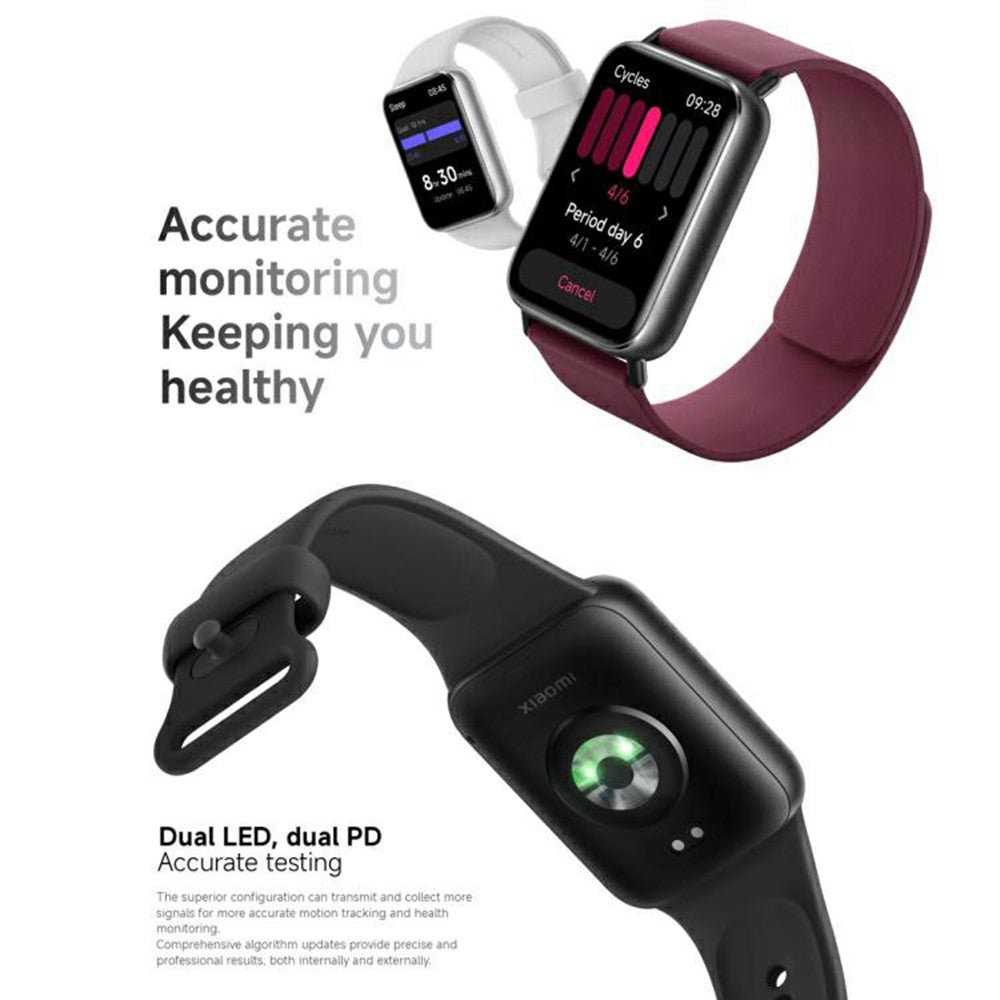 XIAOMI M2401B1 Smart Band 9 Pro 1.74 Inch AMOLED Screen Fitness Tracker Heart Rate Monitor Watch with TPU Strap (Chinese Version)