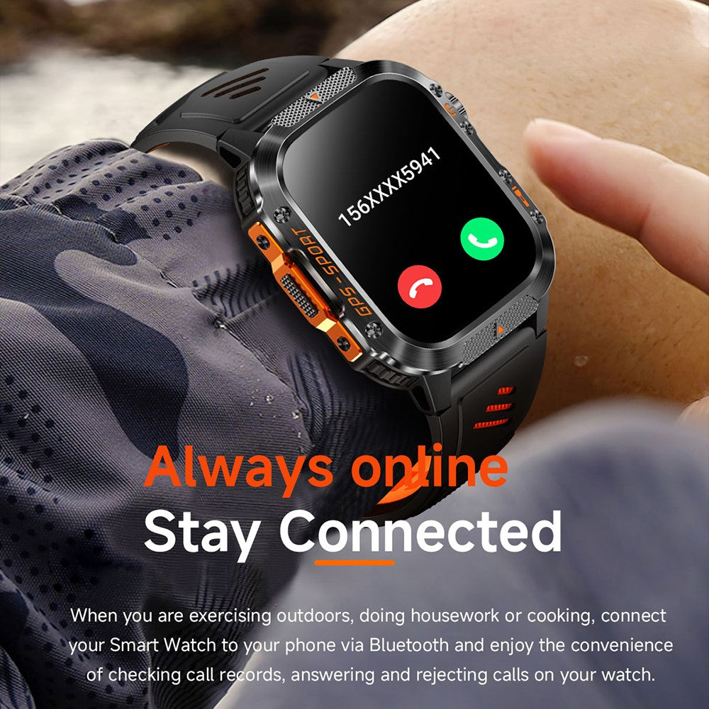 HT36 GPS Smartwatch – Precise Positioning, Waterproof Outdoor Sports & Fitness Tracker
