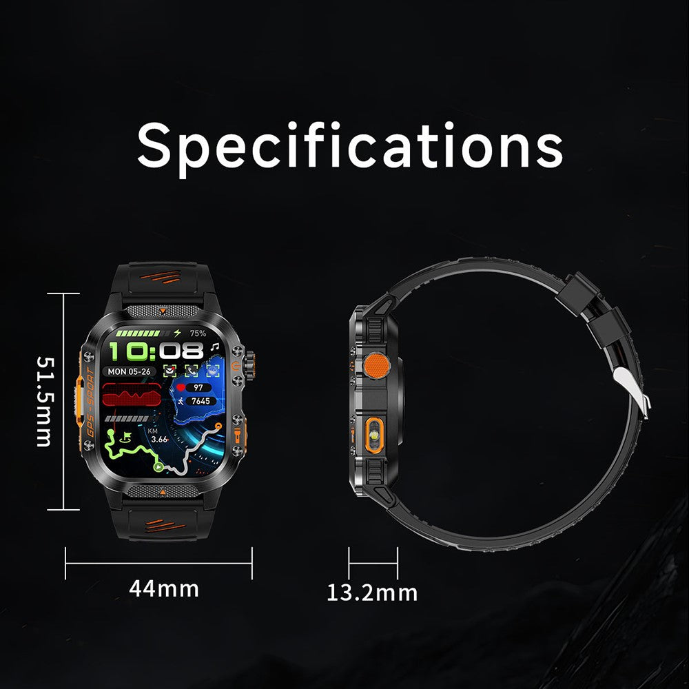 HT36 GPS Smartwatch – Precise Positioning, Waterproof Outdoor Sports & Fitness Tracker