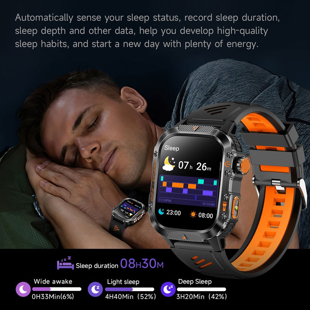 HT36 GPS Smartwatch – Precise Positioning, Waterproof Outdoor Sports & Fitness Tracker