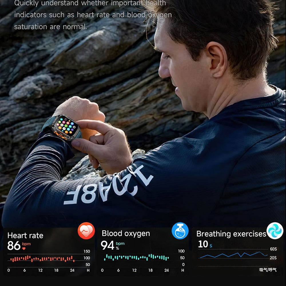 HT36 GPS Smartwatch – Precise Positioning, Waterproof Outdoor Sports & Fitness Tracker