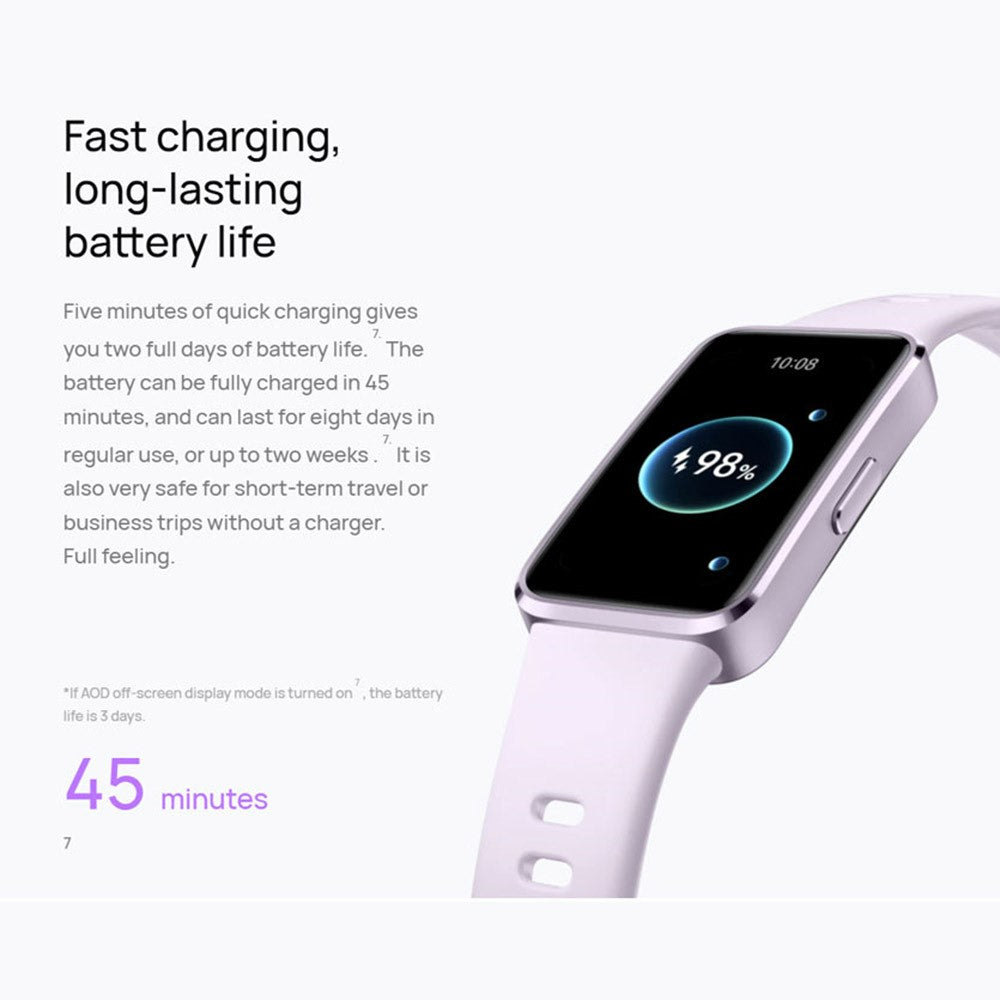HUAWEI Band 10 1.47 Inch AMOLED Smart Bracelet Fitness Tracker Aluminum Alloy Case Health Monitoring Smart Wristband (Chinese Version)