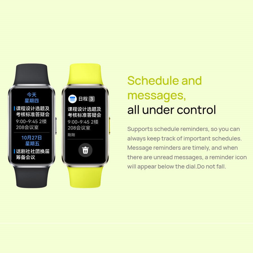 HUAWEI Band 10 1.47 Inch AMOLED Smart Bracelet Fitness Tracker Aluminum Alloy Case Health Monitoring Smart Wristband (Chinese Version)