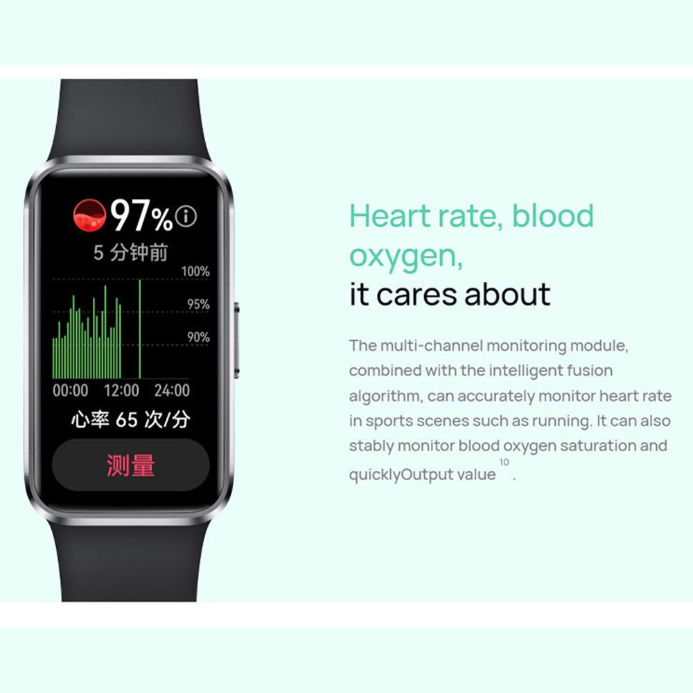 HUAWEI Band 10 1.47 Inch AMOLED Smart Bracelet Fitness Tracker Aluminum Alloy Case Health Monitoring Smart Wristband (Chinese Version)