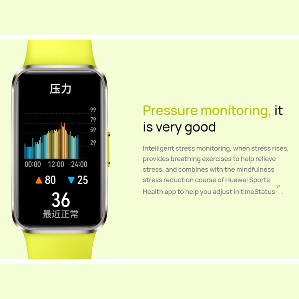HUAWEI Band 10 1.47 Inch AMOLED Smart Bracelet Fitness Tracker Aluminum Alloy Case Health Monitoring Smart Wristband (Chinese Version)