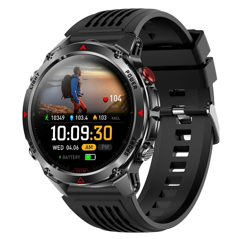 HT37 Waterproof Bluetooth Smart Watch – Fitness Tracker with Heart Rate & Blood Pressure Monitoring