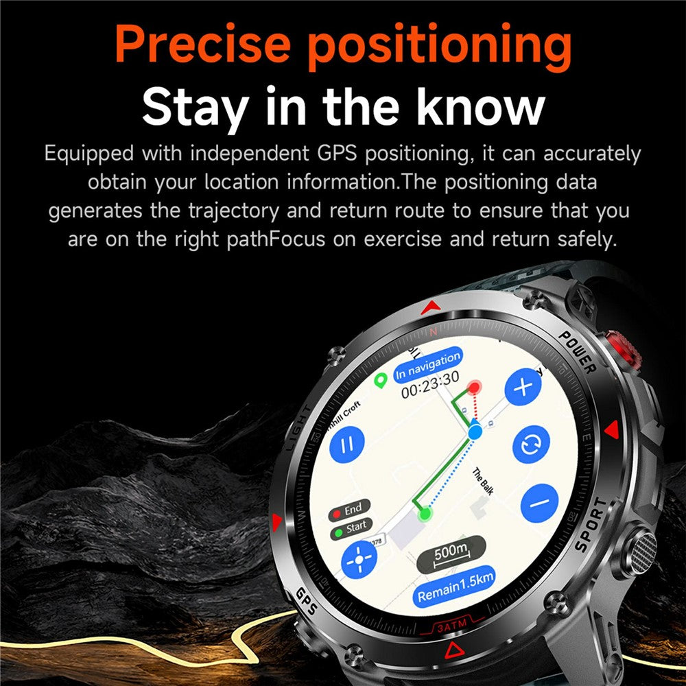 HT37 Waterproof Bluetooth Smart Watch – Fitness Tracker with Heart Rate & Blood Pressure Monitoring