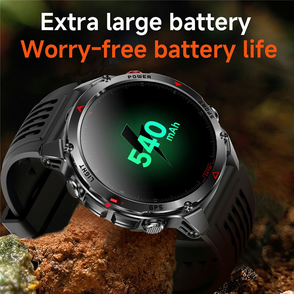 HT37 Waterproof Bluetooth Smart Watch – Fitness Tracker with Heart Rate & Blood Pressure Monitoring