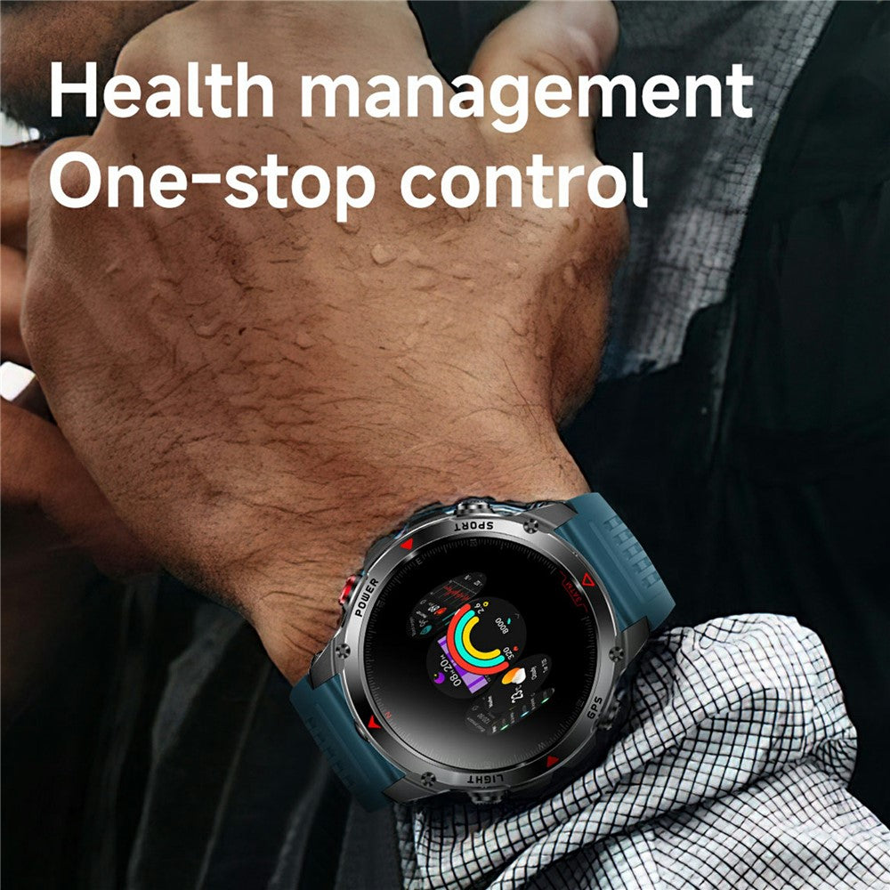 HT37 Waterproof Bluetooth Smart Watch – Fitness Tracker with Heart Rate & Blood Pressure Monitoring