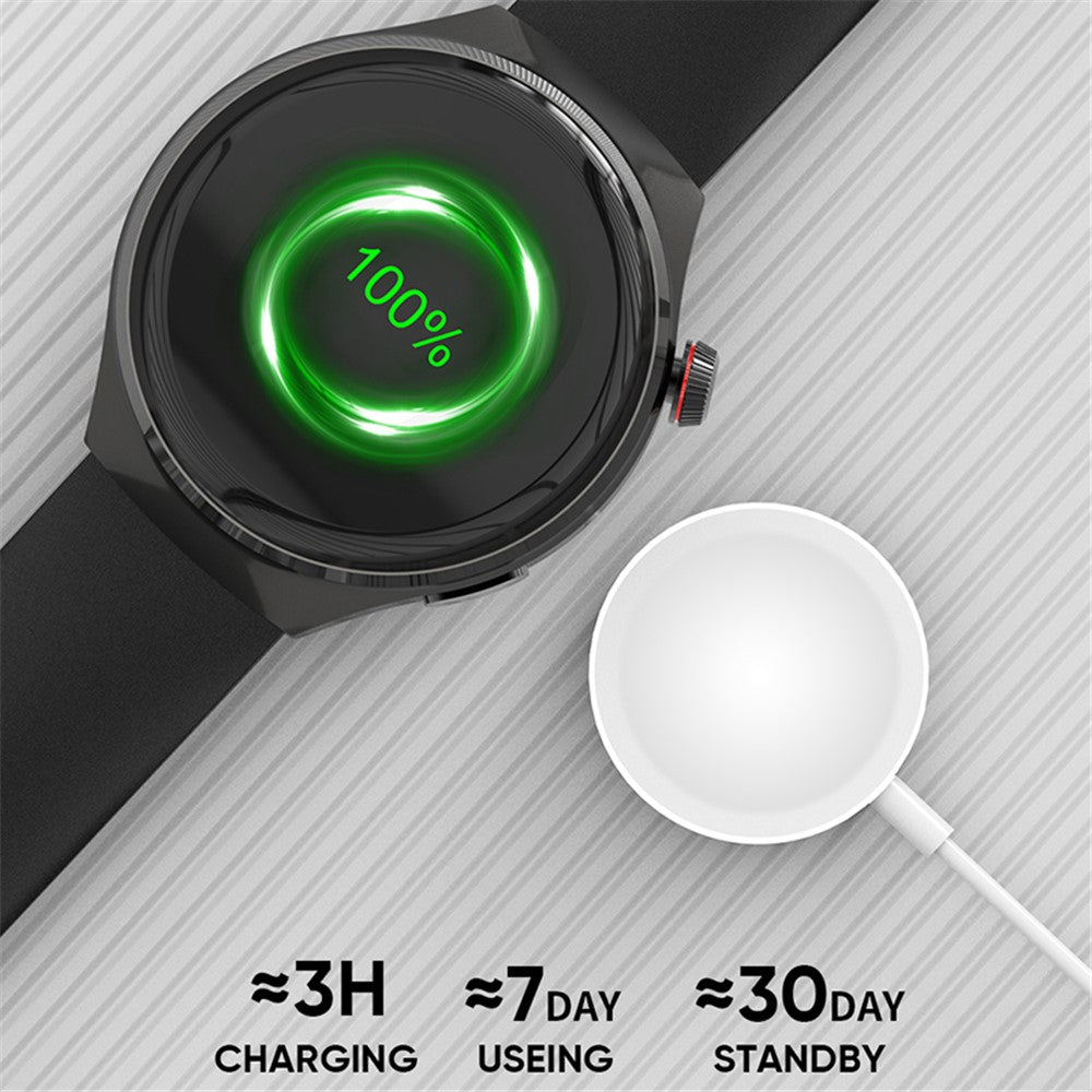 MT26 Smart Watch – 1.43" AMOLED Display, Heart Rate Monitor & NFC Support (IP67 Waterproof)