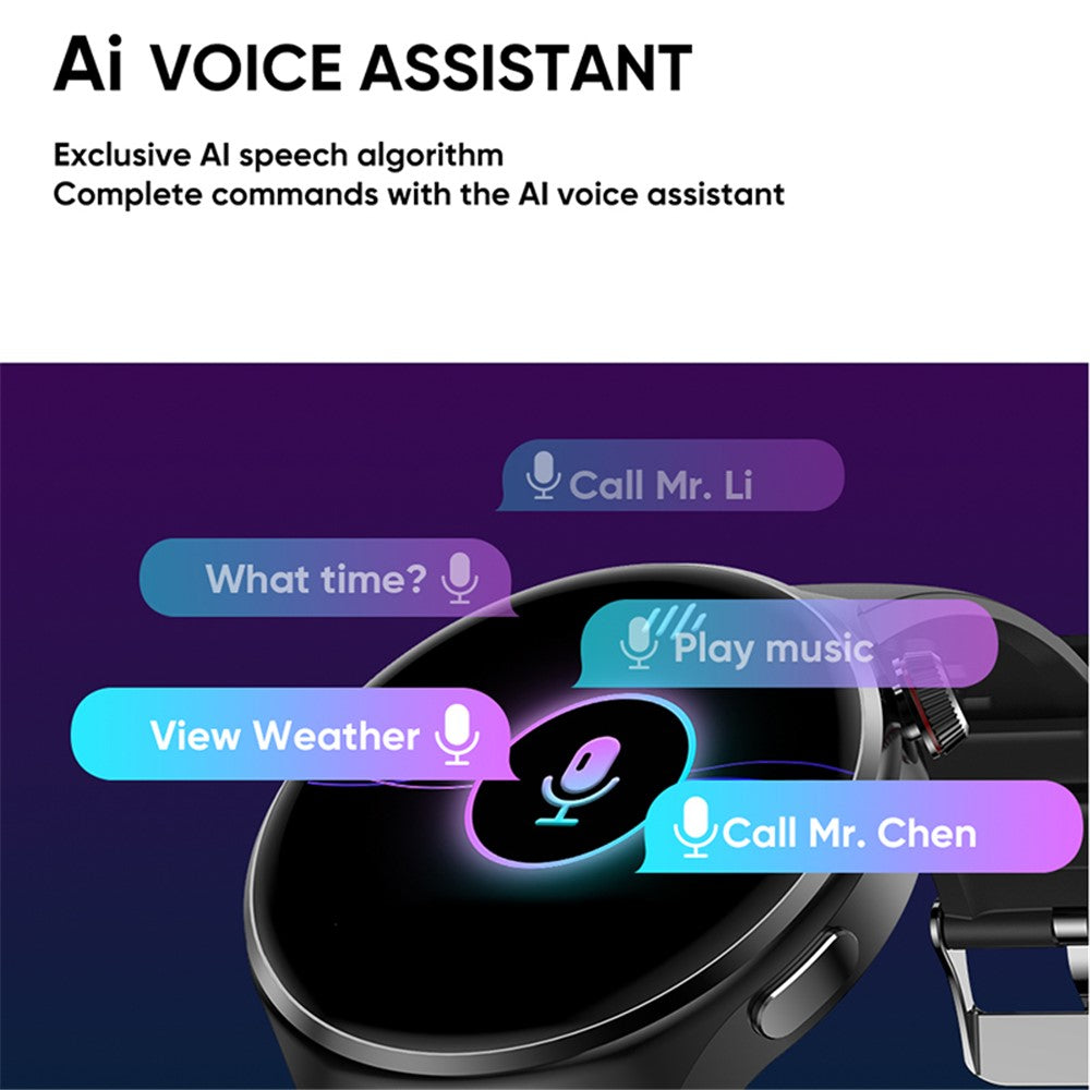 MT26 Smart Watch – 1.43" AMOLED Display, Heart Rate Monitor & NFC Support (IP67 Waterproof)