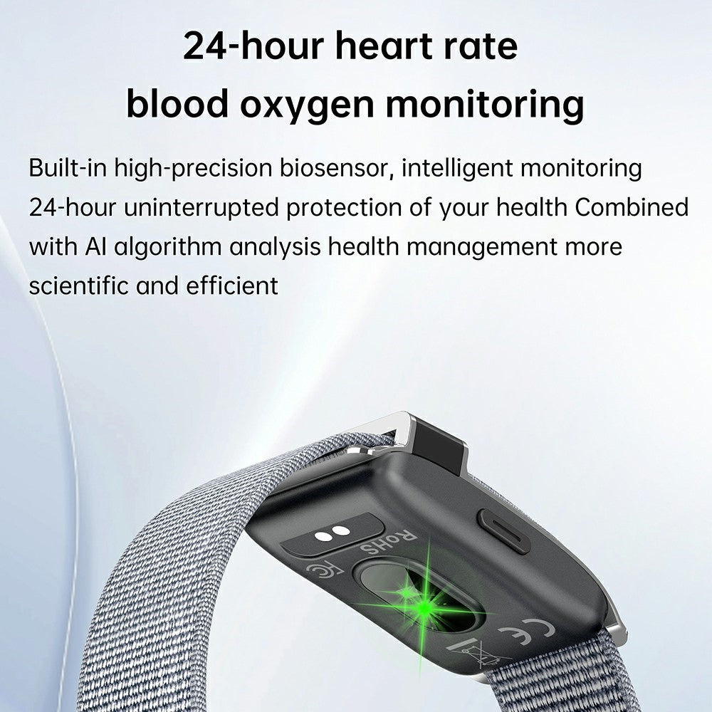 S18 Smart Fitness Tracker – Heart Rate, Blood Oxygen & Sleep Monitor with IP68 Water Resistance