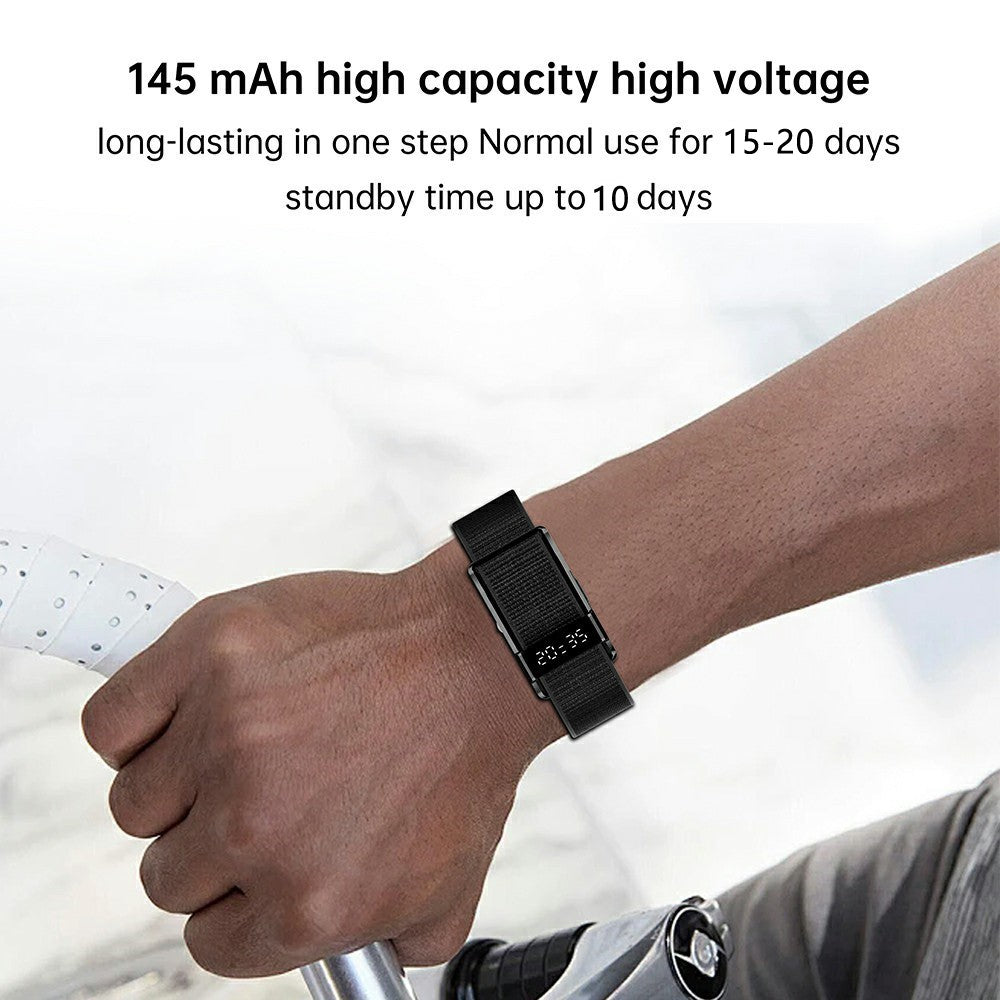 S18 Smart Fitness Tracker – Heart Rate, Blood Oxygen & Sleep Monitor with IP68 Water Resistance