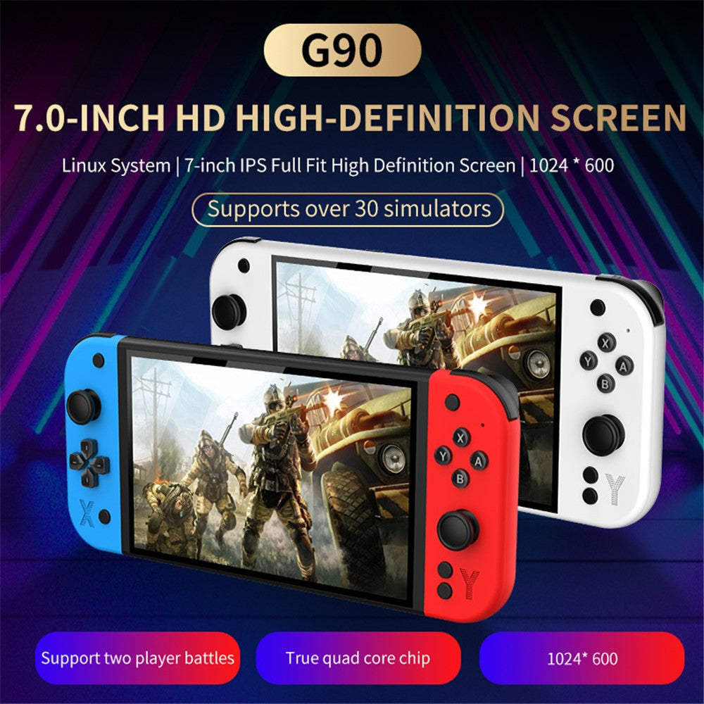 G90 7 Inch IPS HD Screen Handheld Game Console Multi-System Emulator Arcade Gaming Controller