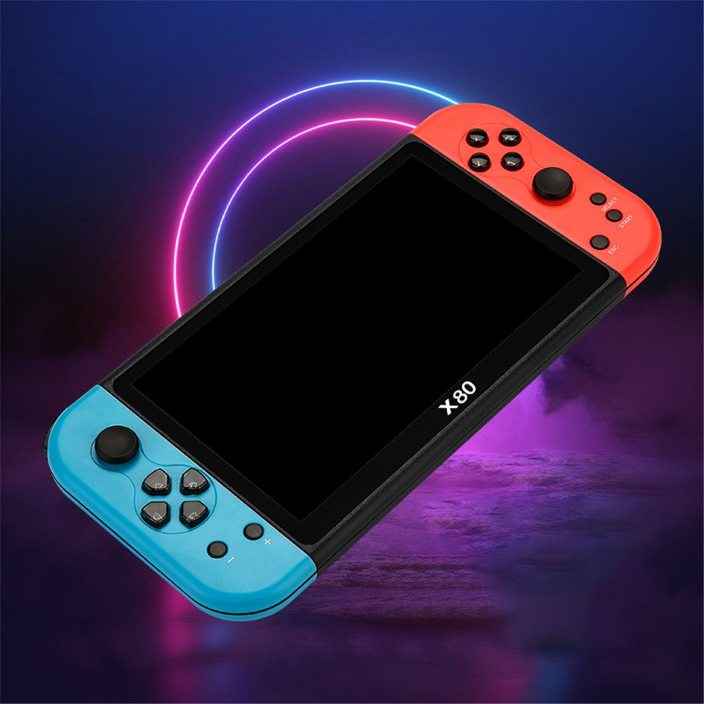 X80 7.0 inch HD Screen Handheld Game Console 20000 Games Video Game Console