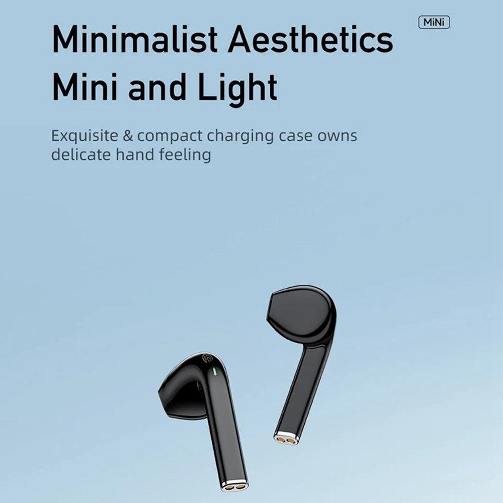 AWEI T26 Pro TWS Bluetooth-compatible Headset Wireless Semi-In-Ear Headphone Noise Reduction Earphone