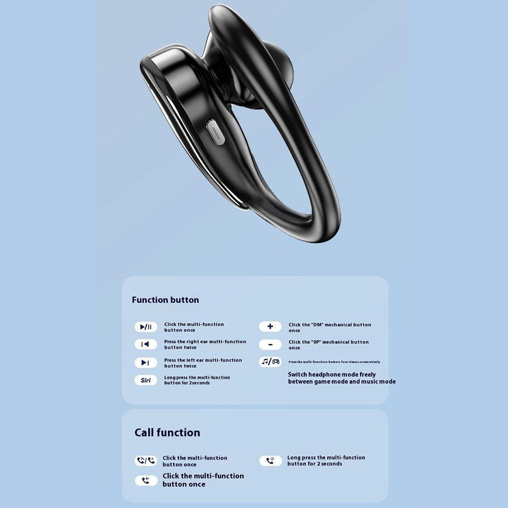 LENOVO Erazer XT80 Pro TWS Bluetooth-compatible Earphone Digital Display Earhook Sports Wireless Headset