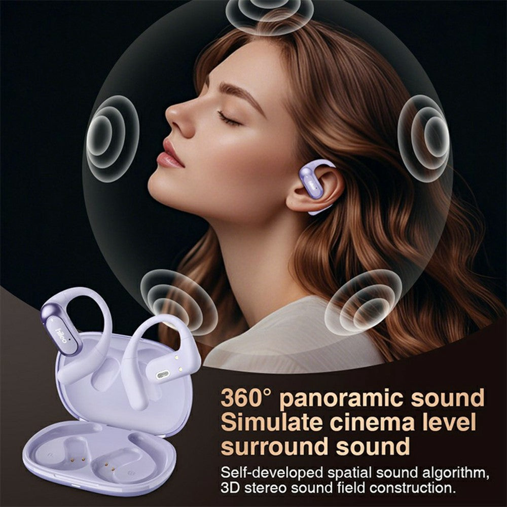 HILEO Hi95 Open-Ear Bluetooth-compatible Headphones Stereo Music Wireless Headset