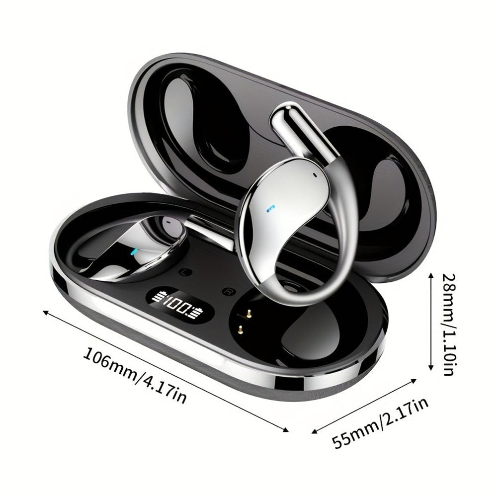 Q39 144 Languages Translation Earbuds HiFi Sound Open Ear Bluetooth-Compatible Music Earphones