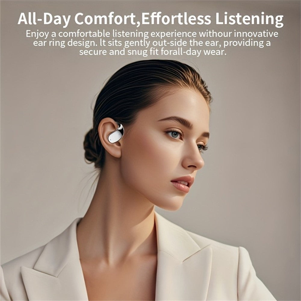 Q39 144 Languages Translation Earbuds HiFi Sound Open Ear Bluetooth-Compatible Music Earphones