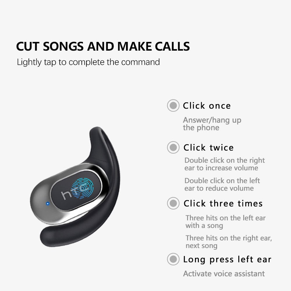 HTC NE17 Wireless Earphones Bluetooth-Compatible 6.0 Stereo Music Gaming OWS Sports Headset