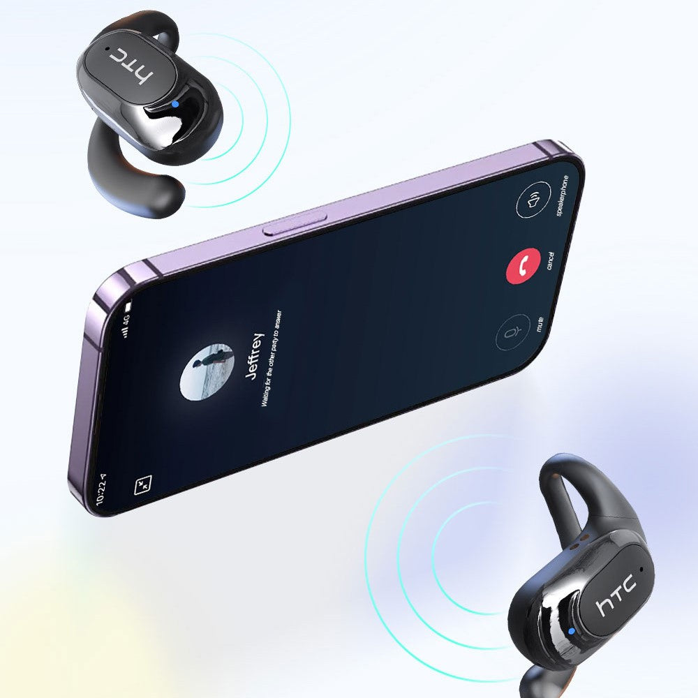 HTC NE17 Wireless Earphones Bluetooth-Compatible 6.0 Stereo Music Gaming OWS Sports Headset