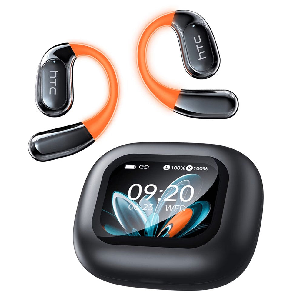 HTC NE27 AI Translation Earbuds Wireless Headsets with LED Display OWS Bluetooth-Compatible Smart Earphones