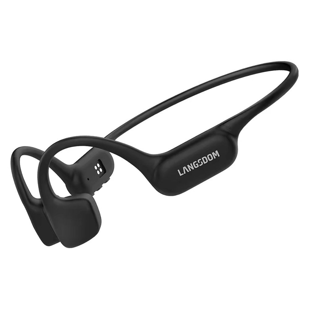 LANGSDOM BE23 Bone Conduction Earphones Waterproof Open Ear Bluetooth-compatible Earphones Built-in 32GB Storage