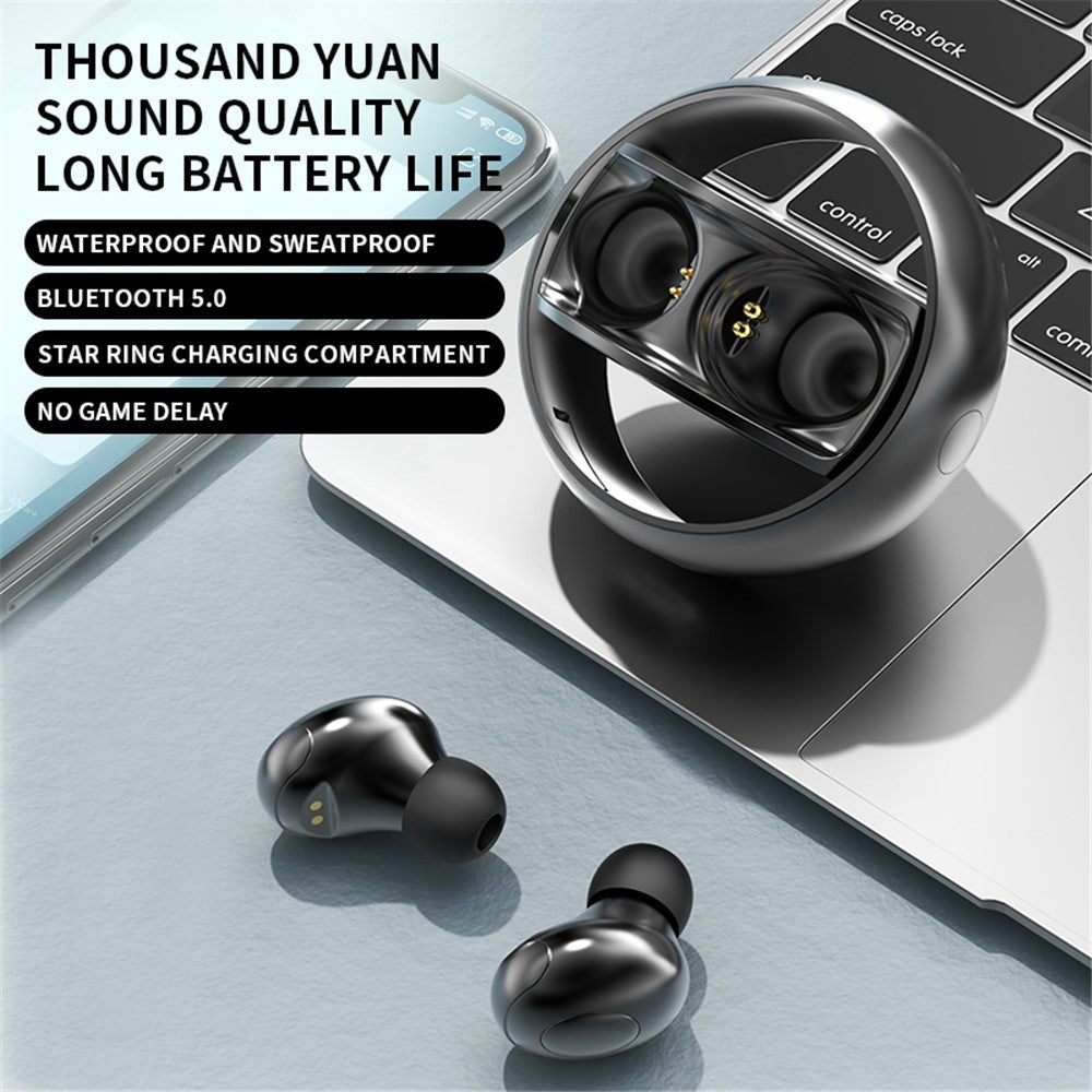 H8 TWS Earbuds Wireless Bluetooth-compatible Headset Waterproof Sports Headphones Intelligent Noise Reduction No Delay Gaming Headset with Charging Case